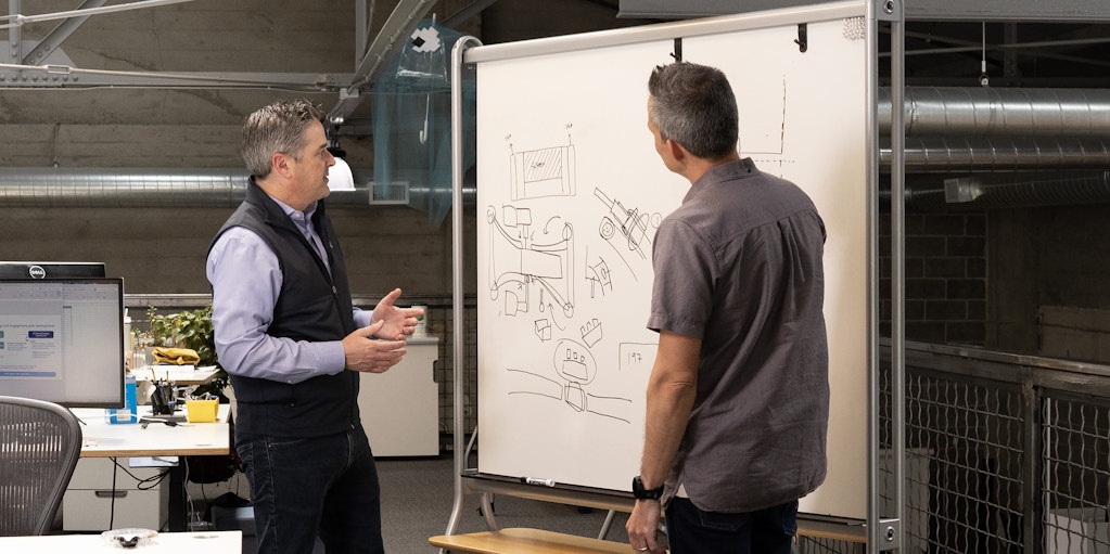 Chris Fosdick and colleague