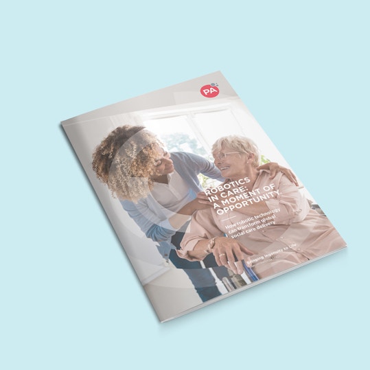 Robotics in Care report cover