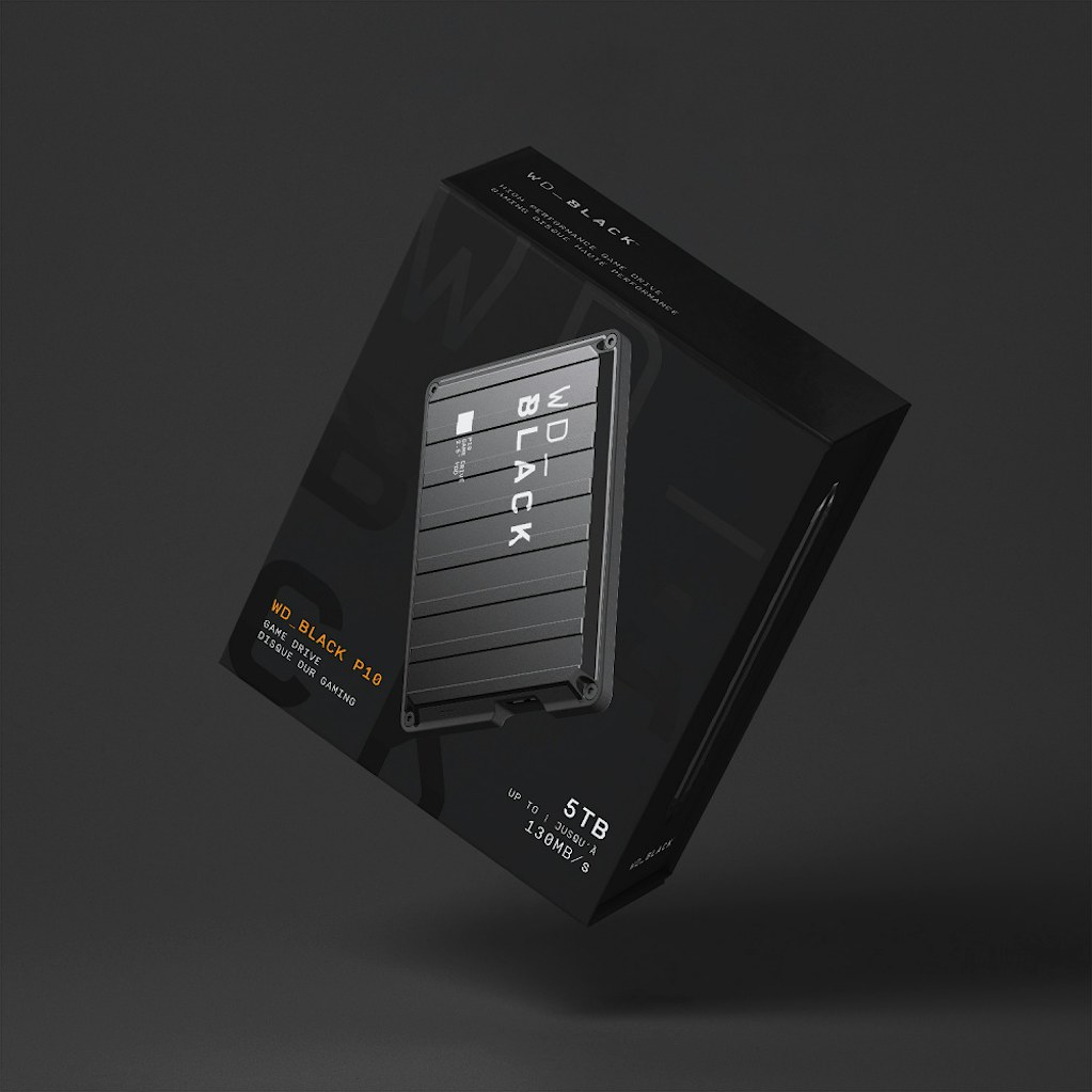 Western Digital WD_BLACK™ P10 packaging