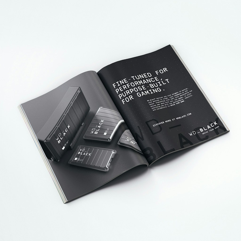 Western Digital WD_BLACK™ print ad