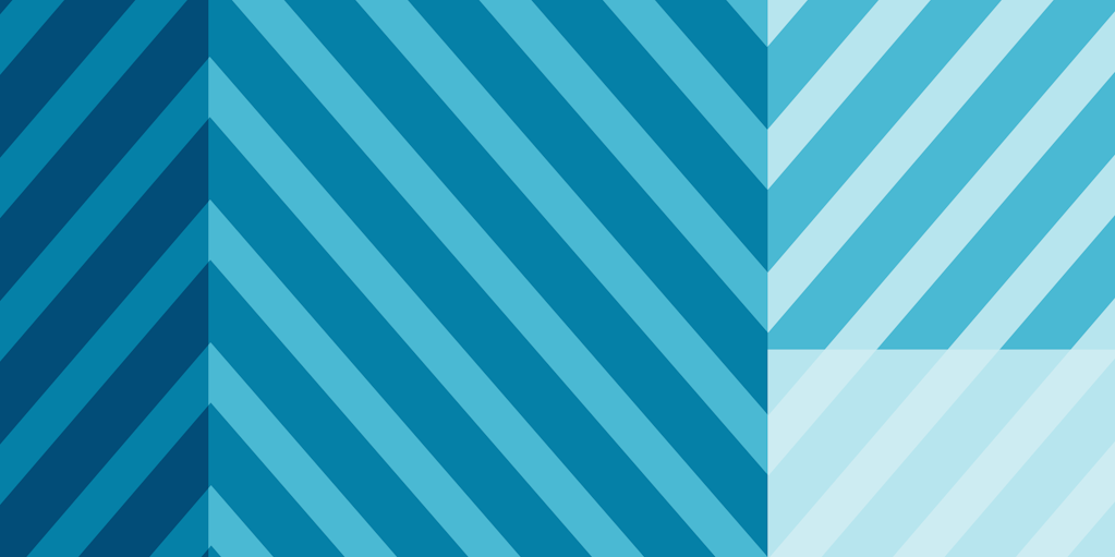 Stripy different shades of blue